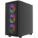 Корпус Powercase Mistral Micro EM16, Tempered Glass, 4x120mm FRGB fan, чёрный, mATX  (CMMEM16B-L4)