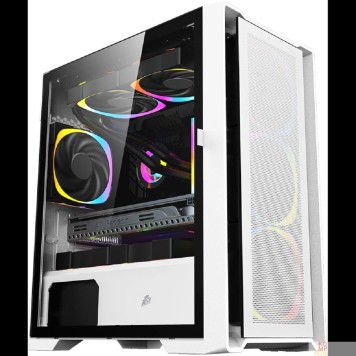 Корпус 1STPLAYER TRILOBITE T4 MESH ARGB White / mATX / 4x120mm ARGB fans / T4-WH-4FS7-W