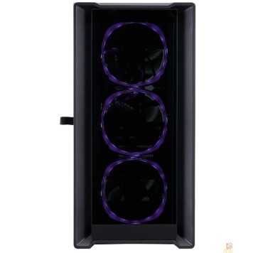 Корпус 1STPLAYER TRILOBITE T4-G GLASS ARGB Black / mATX / 4x120mm ARGB fans / T4-G-BK-4FS7-2