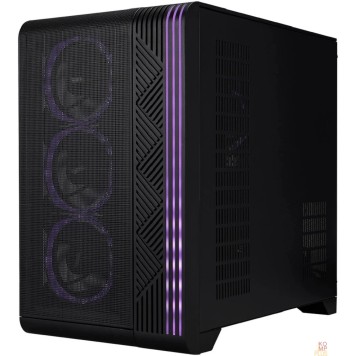 Корпус 1STPLAYER VT7 ARGB Black / ATX / 4x120mm ARGB fans / VT7-BK-4FS7-2