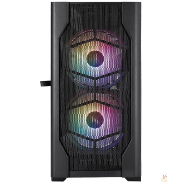 Корпус 1STPLAYER Корпус DK D4-M FRGB Black / mATX / 2x140mm & 1x120mm FRGB fans / D4-M-BK-2F1P-1F1-2