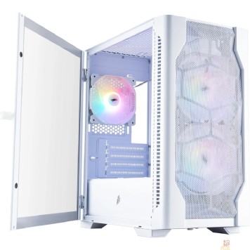 Корпус 1STPLAYER Корпус DK D4-M FRGB White / mATX / 2x140mm & 1x120mm FRGB fans / D4-M-WH-2F1P-W-1F1-W-1