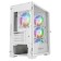 Корпус Powercase ByteFlow Micro White, Tempered Glass, 4х 120mm ARGB fans, ARGB HUB, белый, mATX  (CAMBFW-A4)