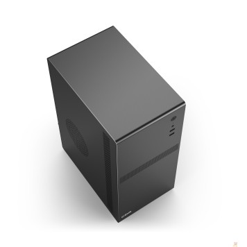 Корпус CBR Корпус mATX Minitower V201, c БП PSU-ATX550-12MD (550W/120mm), 2*USB 2.0, HD Audio+Mic, Black PCC-MATX-V201-550W-1