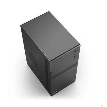 Корпус CBR Корпус mATX Minitower V203, c БП PSU-ATX550-12MD (550W/120mm), 1*USB 3.0, 1*USB 2.0, HD Audio+Mic, Black PCC-MATX-V203-550W