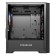 Корпус Powercase ByteFlow Micro Black, Tempered Glass, 4х 120mm ARGB fans, ARGB HUB, чёрный, mATX  (CAMBFB-A4)