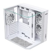 Корпус CBR Корпус ATX Cube X860WT, без БП, 1*USB Type-C, 1*USB 3.0, 1*USB 2.0, HD Audio+Mic, 3*fans, White PCC-ATX-X860WT-WPSU