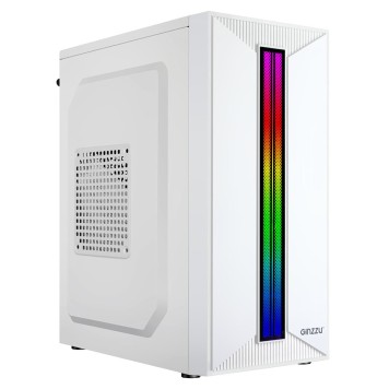 корпус Ginzzu B380 2*USB 2.0,AU RGB