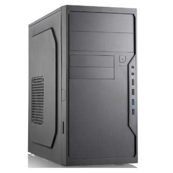 Корпус Foxline FL-733R-FZ500R-U32 mATX, 2x5.25EXT, 2x3.5EXT, 5x3.5INT, 2xUSB3.0, 2xUSB2.0, HDA, w/o FAN, w/500W ATX PSU, w/1.2m EU pwr cord