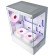 корпус Ginzzu CL485 mATX FAN 3*12LD4 передняя панель Стекло Белый