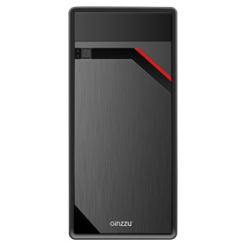 корпус Ginzzu D180 2*USB 2.0,AU w/o PSU-1