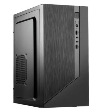 Корпус Foxline FZ-015 Forza mATX, w/o PSU, 2xUSB2.0, Black, w/o FAN, no power cord