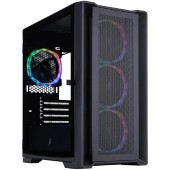 Корпус 1STPLAYER TRILOBITE T4 MESH ARGB Black / mATX / 4x120mm ARGB fans / T4-BK-4FS7