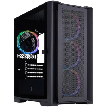 Корпус 1STPLAYER TRILOBITE T4 MESH ARGB Black / mATX / 4x120mm ARGB fans / T4-BK-4FS7