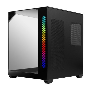 корпус Ginzzu V340 RGB подсветка, закаленное стекло 1*USB 3.0,1*USB 2.0, AU Белый mATX-1
