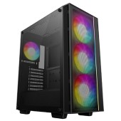 Корпус Deepcool MATREXX 55 MESH V4 Black (ATX, ARGB, без БП, 2xUSB3.2 Type-A) (R-MATREXX55-BKAGA4-G-4)