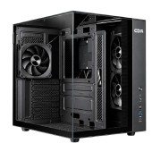 Корпус CBR Корпус ATX Cube X810BK, без БП, 1*USB Type-C, 1*USB 3.0, 1*USB 2.0, HD Audio+Mic, 3*fans, Black PCC-ATX-X810BK-WPSU