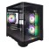 Корпус 1STPLAYER UVIEW UV5 ARGB Black / mATX / 3x120mm ARGB fans / UV5-BK-2FC7R-1FC7