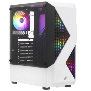 Корпус 1STPLAYER FIREROSE F3-A White / ATX, TG / 4x120mm LED fans inc. / F3-A-WH-4F1