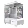 Корпус Powercase Корпус Vision Micro S4W, Tempered Glass, Type-C, 3x 120mm ARGB PWM Fan, ARGB+PWM HUB, белый, mATX  (CVMMSHW-A3)