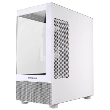Корпус Powercase Корпус Vision Micro M2 ARGB, Tempered Glass, 3x 120mm ARGB PWM Fan, белый, mATX  (CVMWM2-A3)-2