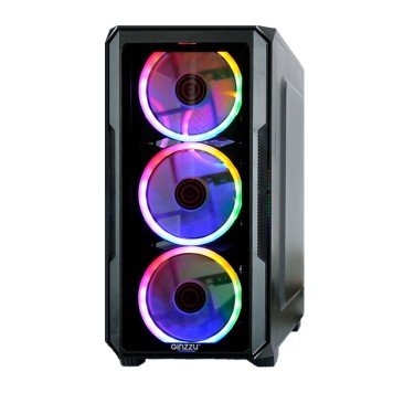 корпус Ginzzu CL690 mATX FAN 4*12FRGB-1
