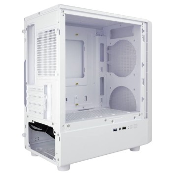 корпус Ginzzu CL413 mATX передняя панель Решетка белый-1