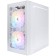 Корпус 1STPLAYER FIREBASE X1 White / mATX / 3x120mm LED fans / X1-WH-3F1-W