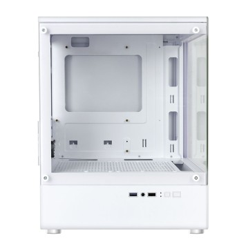корпус Ginzzu RX450D mATX жк. дисплей (Белый)-2