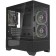 Корпус Powercase Корпус Vision Micro M4B, Tempered Glass, Type-C, 3x 120mm ARGB PWM Fan, чёрный, mATX  (CVMM4B-A3)