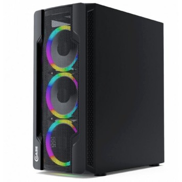 Корпус Powercase CMIXB-L4 Корпус Mistral X4 Mesh LED, Tempered Glass, 4x 120mm fan, чёрный, ATX  (CMIXB-L4)-1
