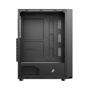 Корпус 1STPLAYER FD3 Black / ATX / 4x120mm LED fans inc. / FD3-BK-4F1-2