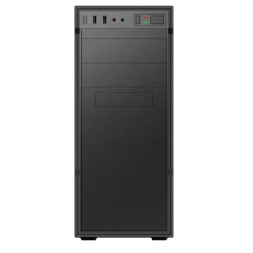 Корпус Forza FZ-031-SX450-U31 ATX, 450W, 1xUSB2.0+1xUSB3.0, Black, w/o FAN, 8 cm fan PSU, power cord-1
