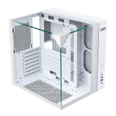 Корпус CBR Корпус ATX Cube X800WT, без БП, 1*USB Type-C, 1*USB 3.0, 1*USB 2.0, HD Audio+Mic, White PCC-ATX-X800WT-WPSU