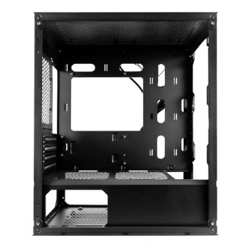 Корпус 1STPLAYER Корпус TRILOBITE T3-G Black / mATX, TG / 4x 120mm LED fans inc. / T3-G-BK-4F1-2