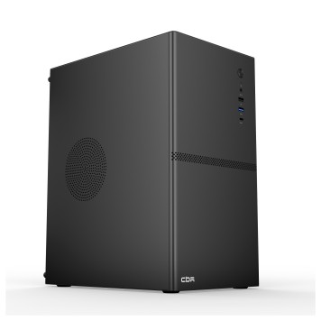 Корпус CBR Корпус mATX Minitower V863, без БП, 1*USB 3.0 Type C, 1*USB 3.0, 1*USB 2.0, HD Audio+Mic, Black PCC-MATX-V863-WPSU