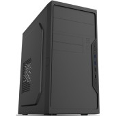 Корпус Foxline FL-733R-FZ450R-U32C-PH mATX case, black, w/PSU 450W 12cm, w/2xUSB2.0, w/2xUSB3.0, w/1xType-C (USB2.0), w/2xcombo audio, w/pwr cord, w/o FAN