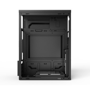 Корпус CBR Корпус mATX Minitower MX08, c БП 550W PSU-ATX550-12MD (550W/120mm), 2*USB 2.0, HD Audio+Mic, Black PCC-MATX-MX08-550W-1
