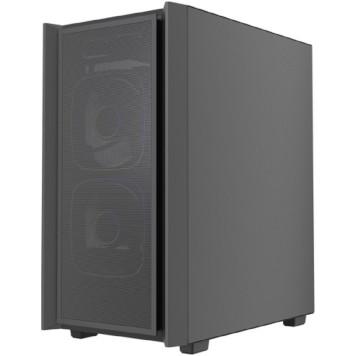 Корпус Powercase Корпус Mistral SM03 ARGB, Tempered Glass, 3x120mm ARGB PWM fans, чёрный, mATX  (CMMSM03B-A3)-2