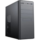Корпус Foxline FL-886-U3C ATX case, black, w/o PSU, w/1xUSB2.0+1xUSB3.0+1xUSB3.0 Type-C (19pin header)+HD-AUDIO , w/o pwrcord, w/o FAN