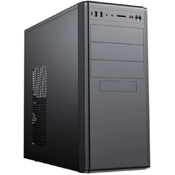 Корпус Foxline FL-886-U3C ATX case, black, w/o PSU, w/1xUSB2.0+1xUSB3.0+1xUSB3.0 Type-C (19pin header)+HD-AUDIO , w/o pwrcord, w/o FAN