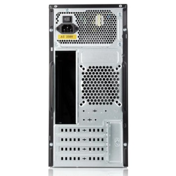 Корпус Foxline FL-733R-FZ450R-U32C-PH mATX case, black, w/PSU 450W 12cm, w/2xUSB2.0, w/2xUSB3.0, w/1xType-C (USB2.0), w/2xcombo audio, w/pwr cord, w/o FAN-2