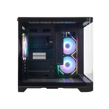 Корпус 1STPLAYER UVIEW UV5 ARGB Black / mATX / 3x120mm ARGB fans / UV5-BK-2FC7R-1FC7-2