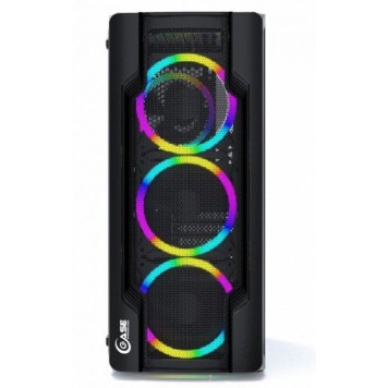 Корпус Powercase CMIXB-L4 Корпус Mistral X4 Mesh LED, Tempered Glass, 4x 120mm fan, чёрный, ATX  (CMIXB-L4)-2
