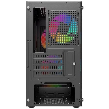 Корпус Powercase Mistral Micro A3B ARGB, Tempered Glass, 2x 140mm ARGB PWM+1x 120mm ARGB PWM, чёрный, mATX  (CMMAB-A3-V2)-2