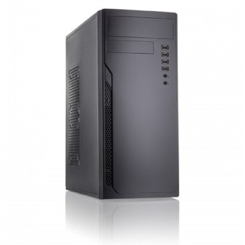 Корпус Foxline FL-301 ATX, w/o  PSU 1x5.25EXT, 1x3.5EXT, 4x3.5INT, 4xUSB2.0, HDA, w/o FAN, no pwr cord