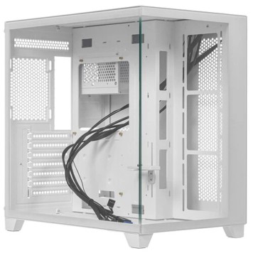 Корпус 1STPLAYER MEGAVIEW MV8-TP White / ATX / MV8-TP-WH