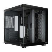 корпус Ginzzu V100 закаленное стекло 1*USB 3.0,1*USB 2.0, AU mATX