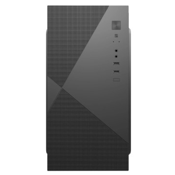 Корпус Forza FZ-019-SX450 mATX, 450W, 2xUSB2.0, Black, w/o FAN, 8 cm fan PSU, power cord-1