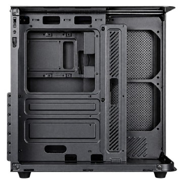 Корпус CBR Корпус ATX Cube X850BK, без БП, 1*USB Type-C, 1*USB 3.0, 1*USB 2.0, HD Audio+Mic, Black PCC-ATX-X850BK-WPSU-1